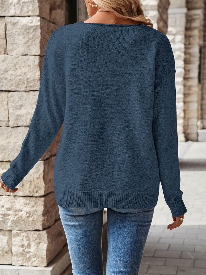 Elaine | Relaxed V-hals Trui