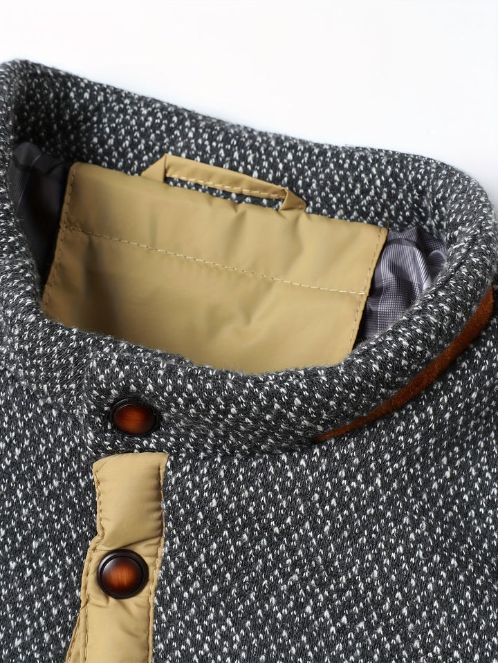 Gideon | Gequilted Staande Kraag Jast