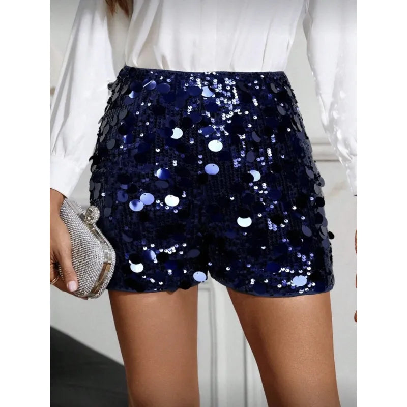 Anouk | Dames Shorts met Hoge Taille en PaillettenDames Shorts met Hoge Taille en PaillettenDames Shorts met Hoge Taille en PaillettenDames Shorts met Hoge Taille en PaillettenDames Shorts met Hoge Taille en Pailletten