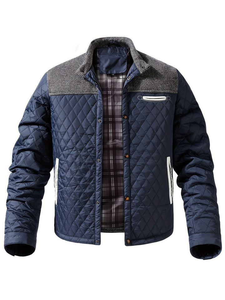 Gideon | Gequilted Staande Kraag Jast