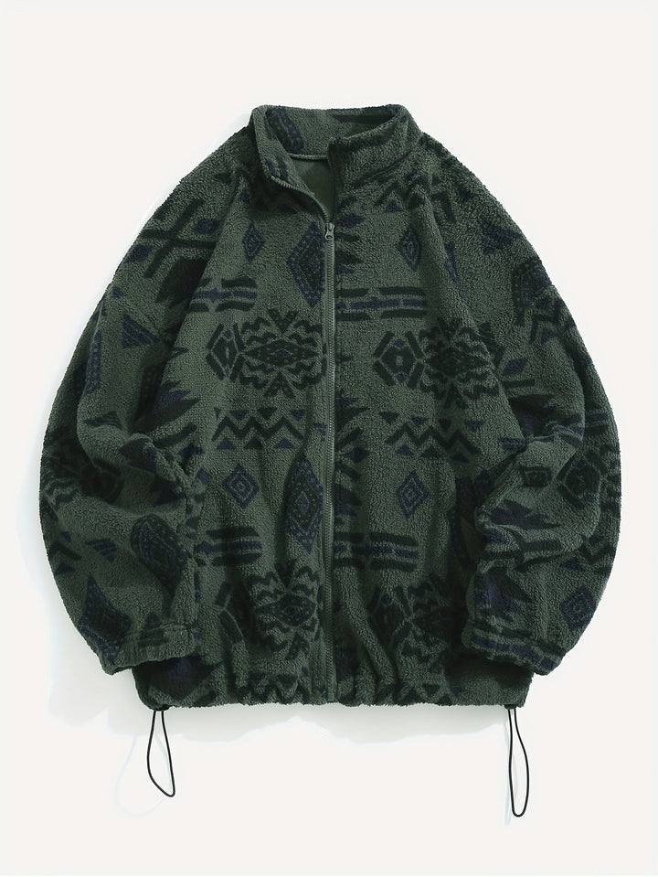 Carmen | Geprinte Zip-Up Jas