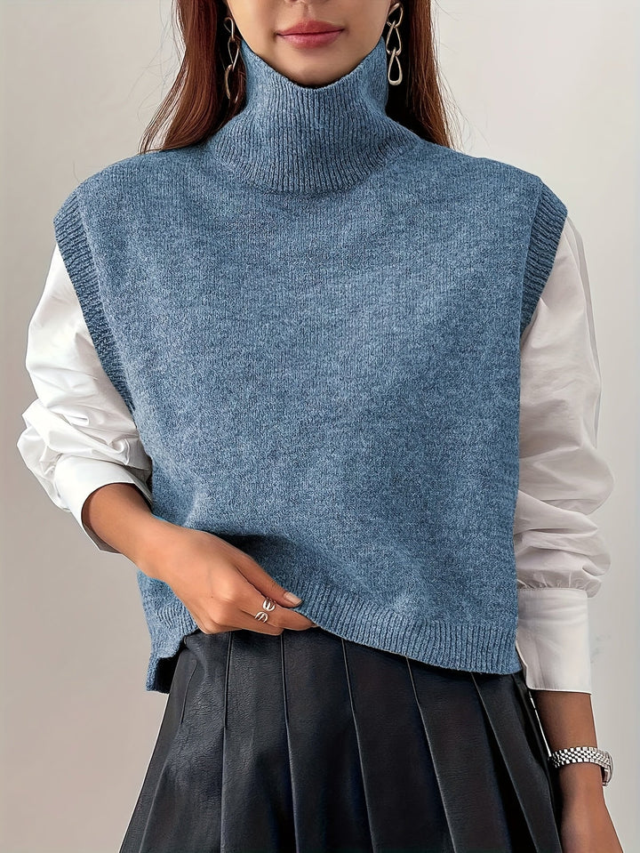 Farrah | Hoge Hals Trui Vest