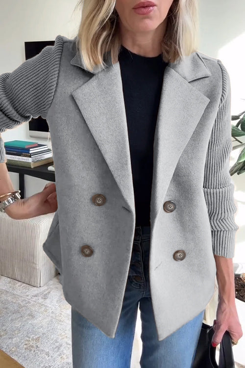 CHLOE – MODERN BREI-MOUW BLAZER