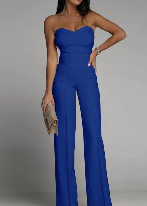 Noé | Elegant Strapless Jumpsuit – Minimalistisch Chic met Flair