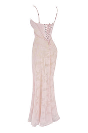 Charline | Geborduurde Elegante Maxi Jurk