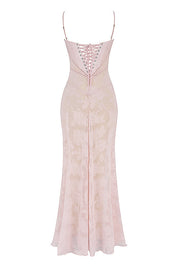 Charline | Geborduurde Elegante Maxi Jurk