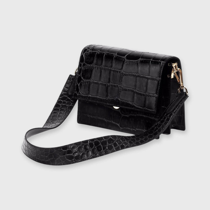 Miriam | Dames crossbody tas met krokodillenstructuur en verstelbare band