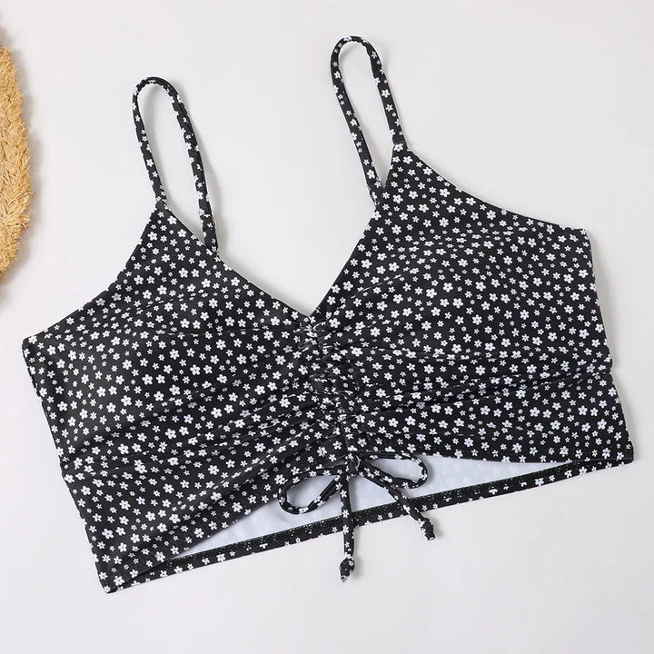 Kira | Dames bikini met hoge taille en print