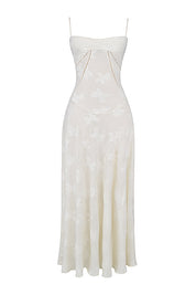 Charline | Geborduurde Elegante Maxi Jurk