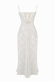 Charline | Geborduurde Elegante Maxi Jurk
