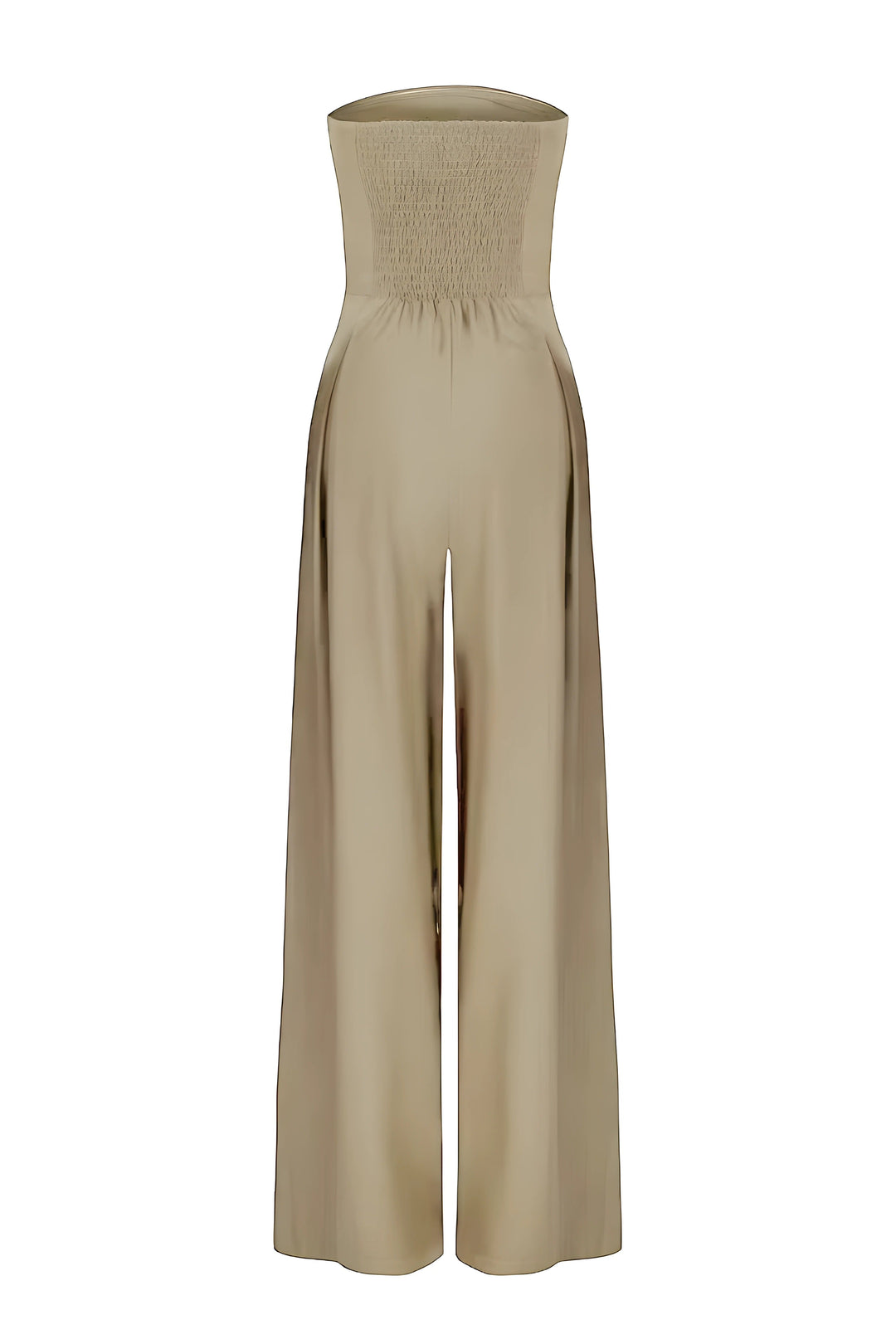 Maddison | Dames jumpsuit met ceintuur en strapless halslijn