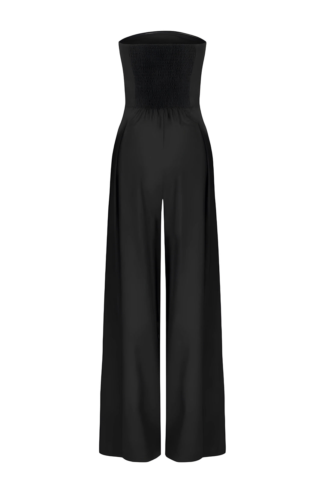 Maddison | Dames jumpsuit met ceintuur en strapless halslijn
