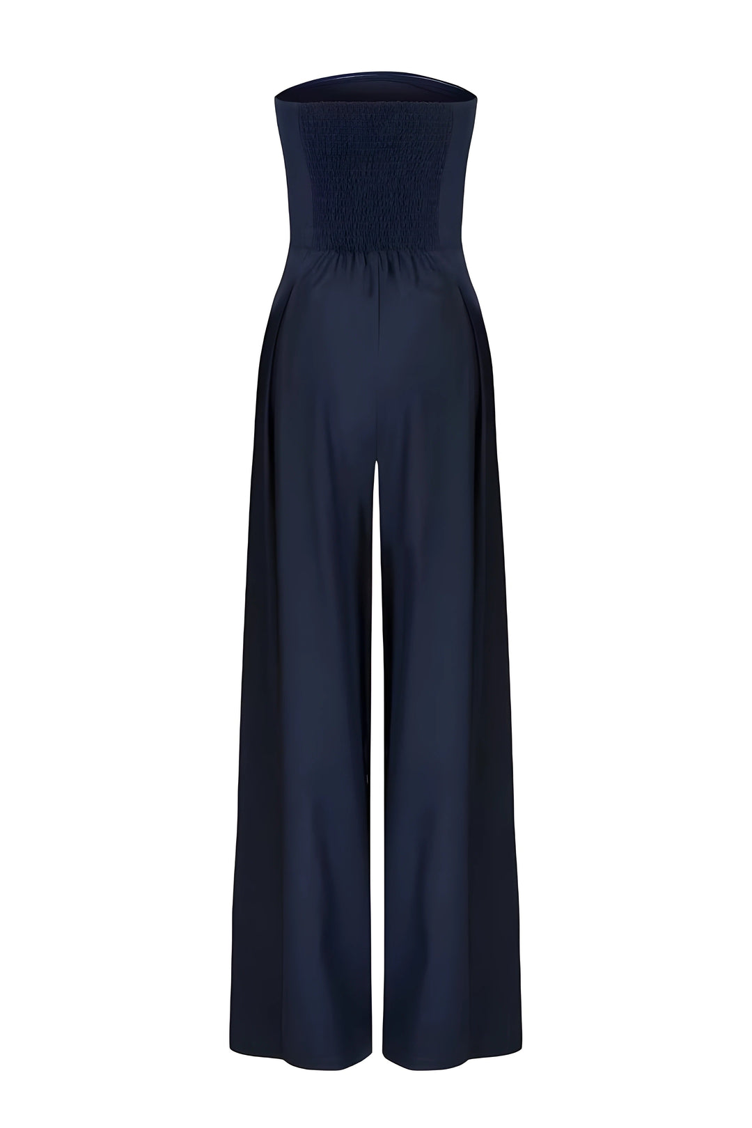 Maddison | Dames jumpsuit met ceintuur en strapless halslijn