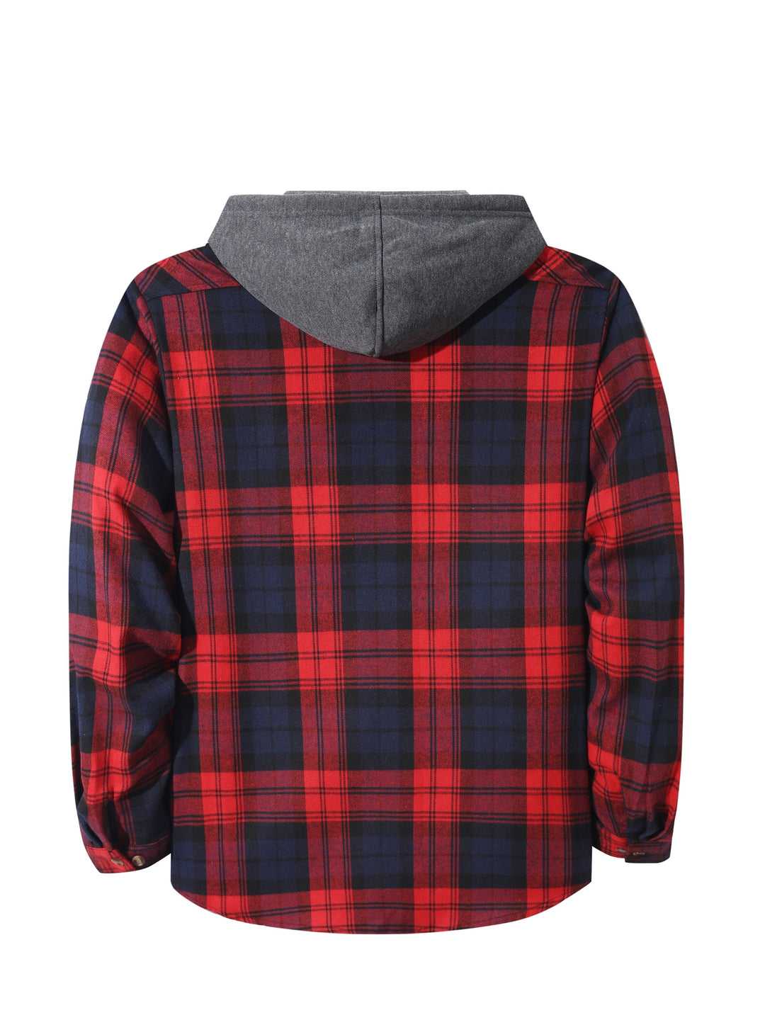 Braxton | Geruit Hooded Shirt