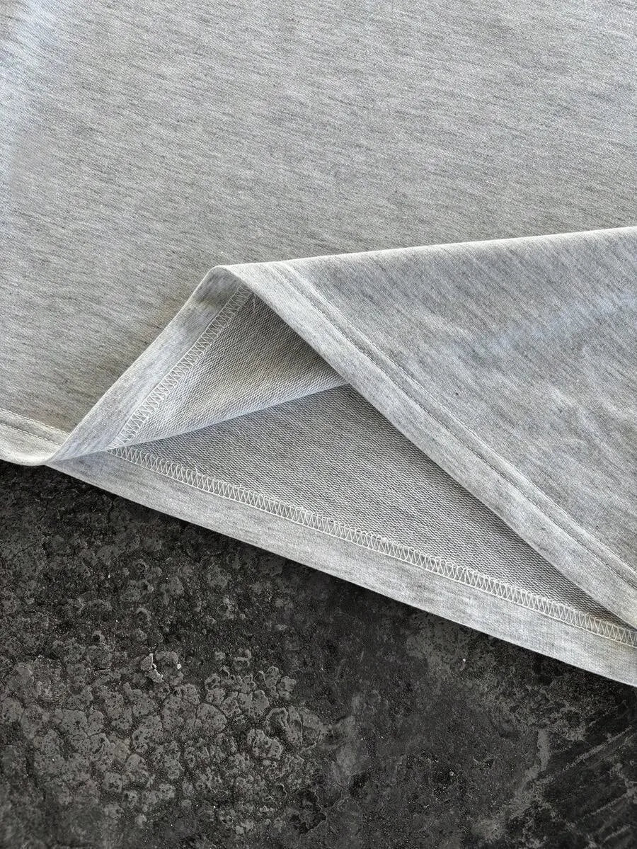 John | Herenshirt met lange mouwen en letterprint