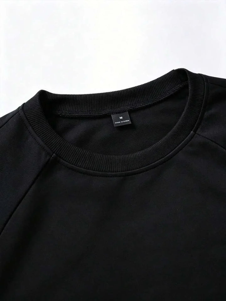 John | Herenshirt met lange mouwen en letterprint