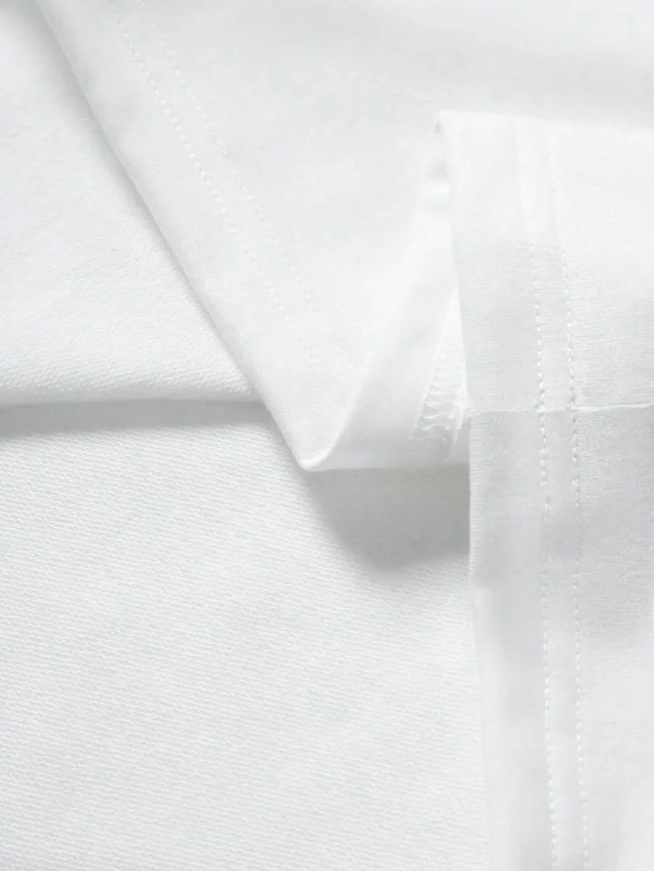 John | Herenshirt met lange mouwen en letterprint