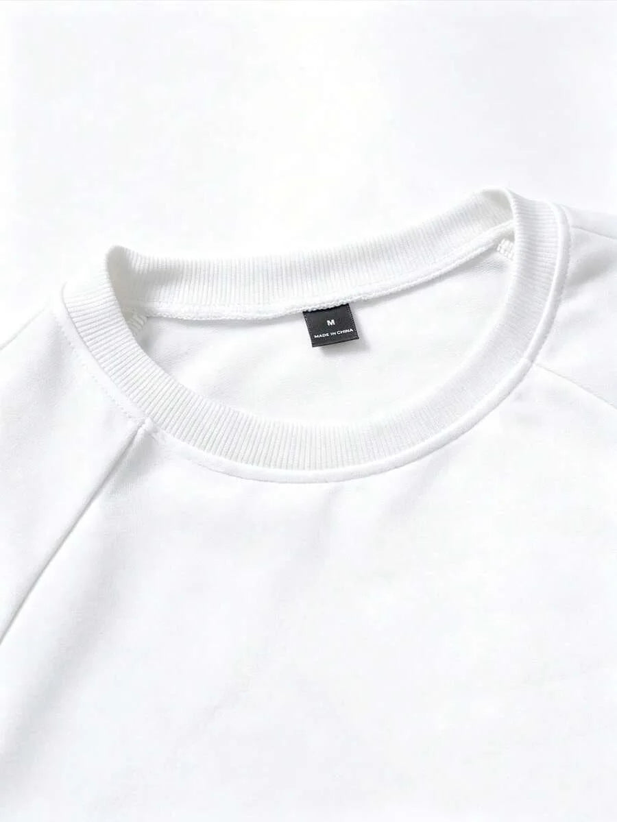 John | Herenshirt met lange mouwen en letterprint