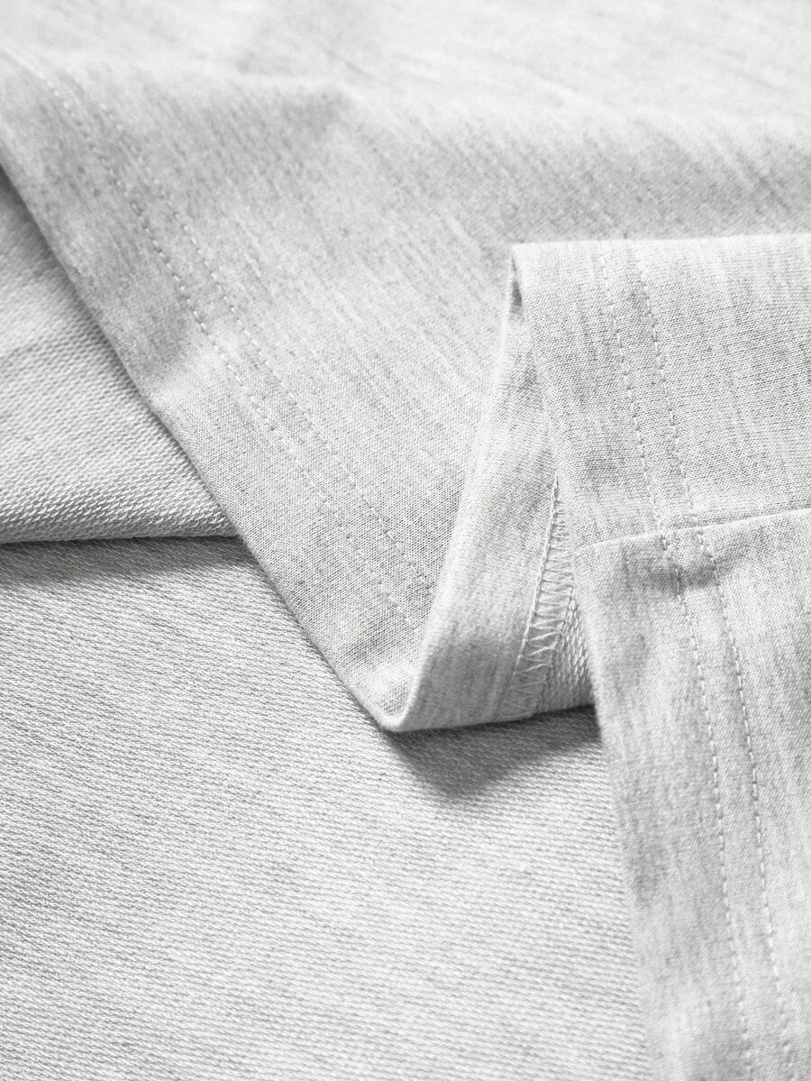 John | Herenshirt met lange mouwen en letterprint