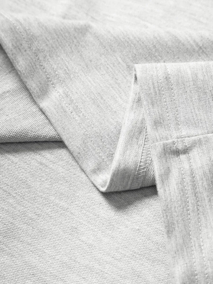 John | Herenshirt met lange mouwen en letterprint