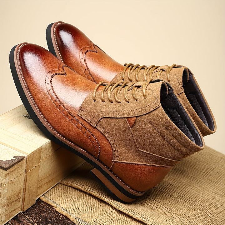 Roland | Klassieke Wingtip Enkellaarzen