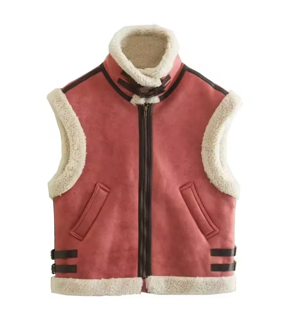 Clinty | Trendy Faux Fur Vest met Teddy Voering – Warm & Modieus