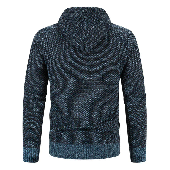 Heren Hoodie Casual Zip-Up Brei Cardigan