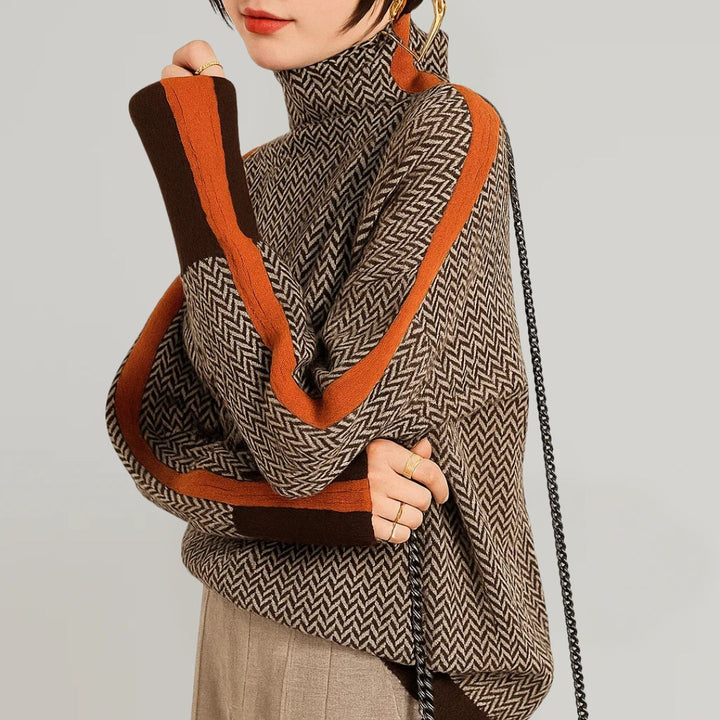 MADISON – MODERN EDGE HIGH-NECK TOP