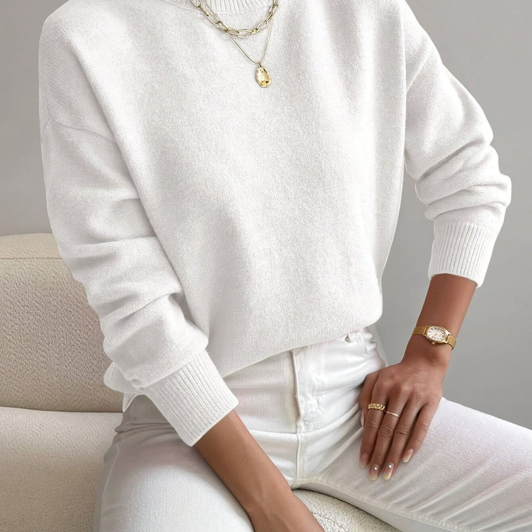 Lorelei | Verfijnde Mock Neck Trui