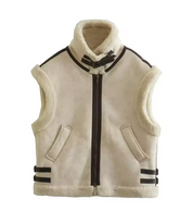 Clinty | Trendy Faux Fur Vest met Teddy Voering – Warm & Modieus