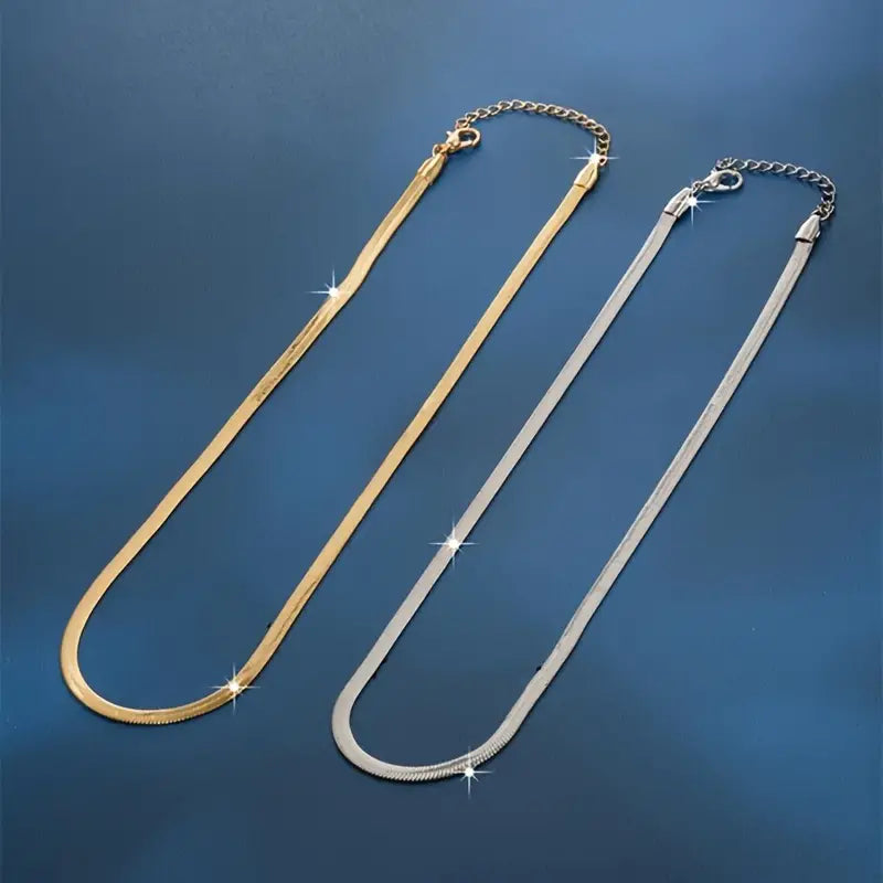 Evelynn | Dames ketting met gladde afwerking dunne schakel