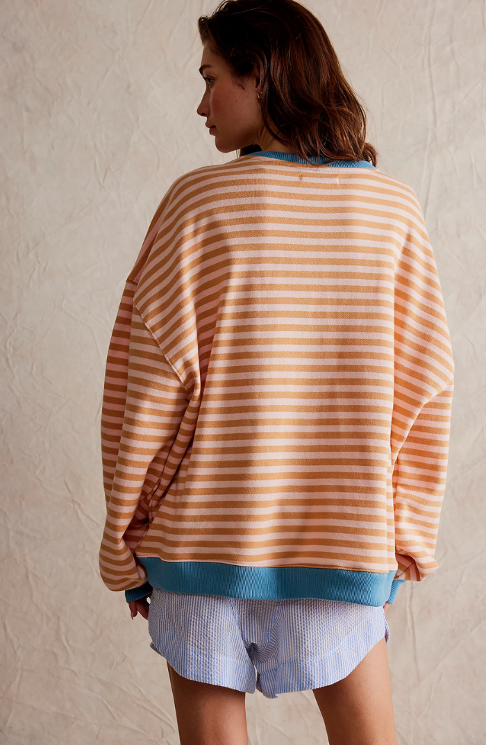 LINDA - OVERSIZED GESTREEPTE TRUI