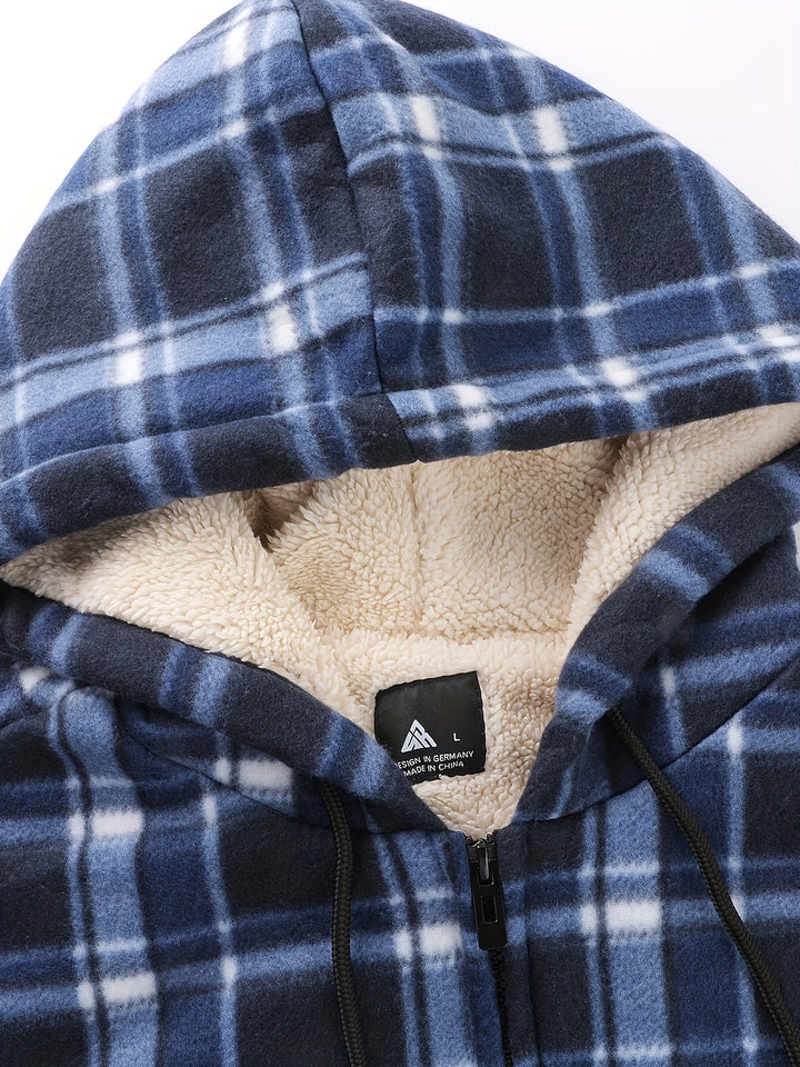 Declan | Gezellige Hooded Zip-Up Jast