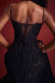 Charline | Geborduurde Elegante Maxi Jurk