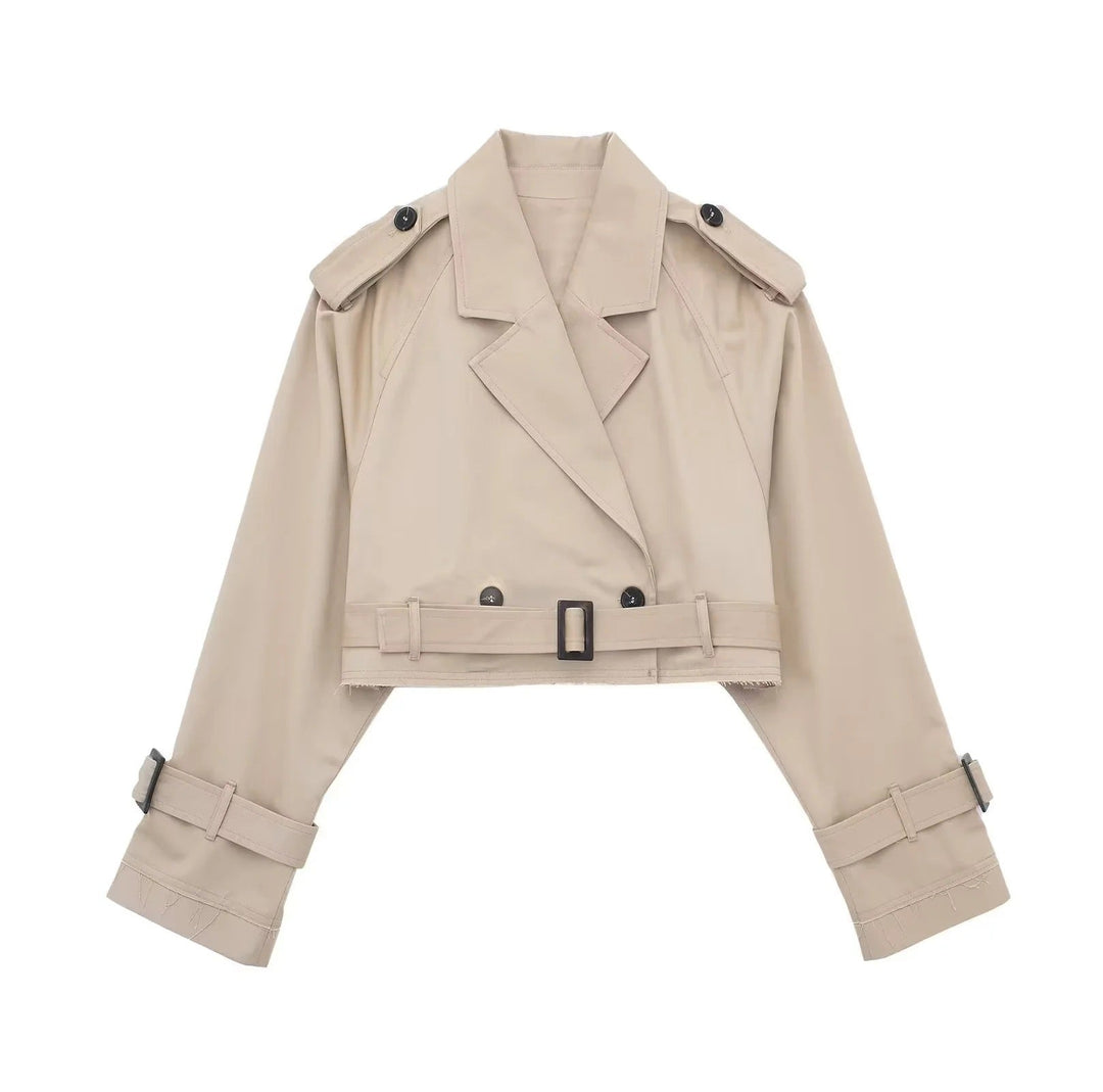 Angie | Dames trenchcoat met ceintuur knoopsluiting