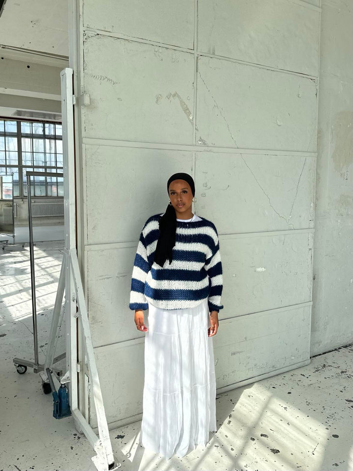Gia | Dames oversized vest met open voorzijde structuur