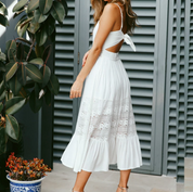 Colette | Lange Witte Zomerjurk