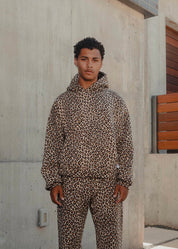 Bowie | Hoodie Met Luipaardprint