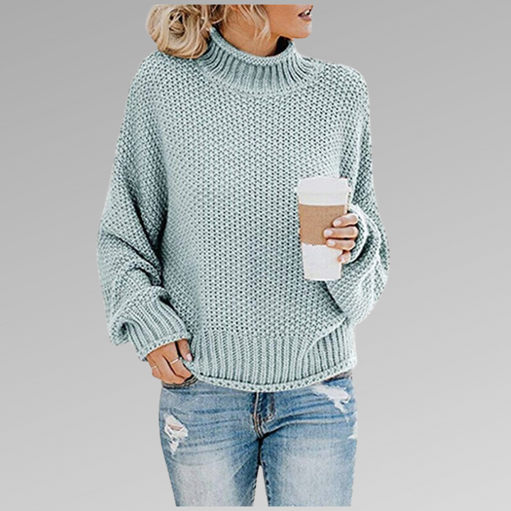 Dames Chunky Kabelgebreide Coltrui