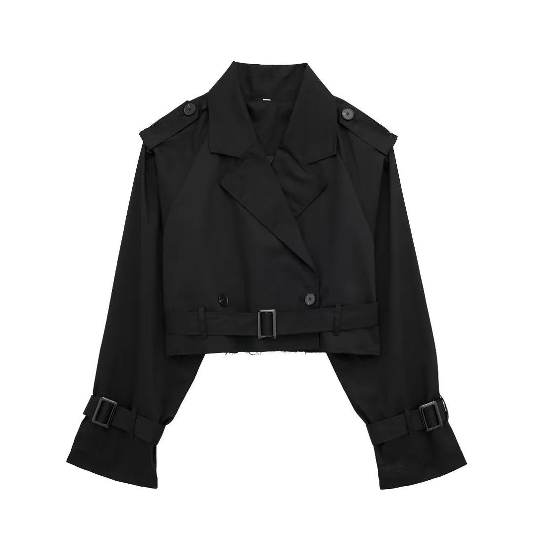 Angie | Dames trenchcoat met ceintuur knoopsluiting