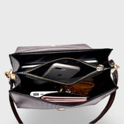 Diek | Compacte Croc Schoudertas - Crossbody