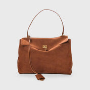 Luxe Suede Schoudertas - Stijlvol & Praktisch