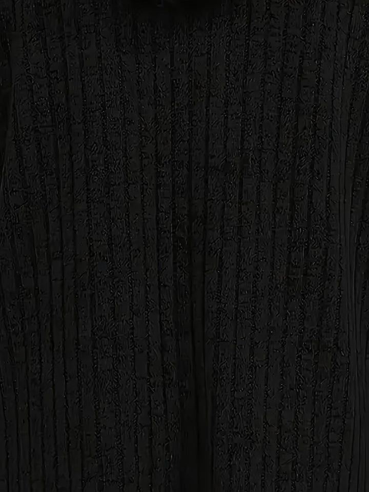 Cecilia | Getextureerde Kleurblok Hooded Jast