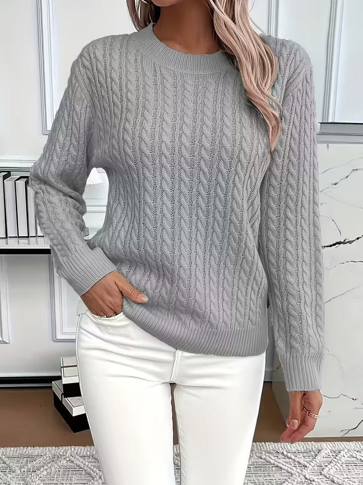 ADRIANA – KABELBREI COZY LANGERMIG TRUI