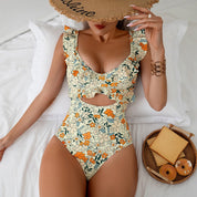 Flore | Stijlvolle Dames Badpak met Bloemenprint