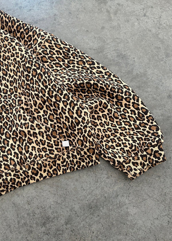 Thalia | Dames hoodie met capuchon dierenprint mouwen