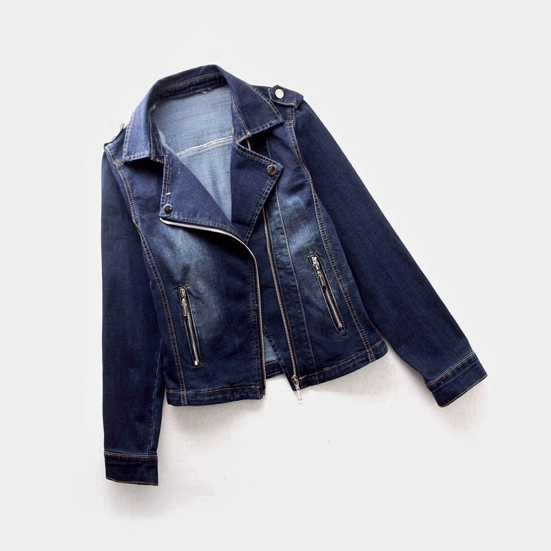 Millie | Dames denim jas met knopen en borstzakken