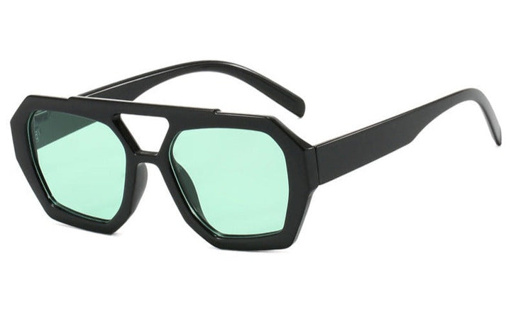 Birdie | Dames zonnebril met vierkant breed montuur
