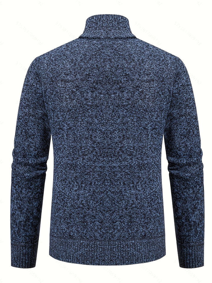 Walter | Textured Full-Zip Cardigan