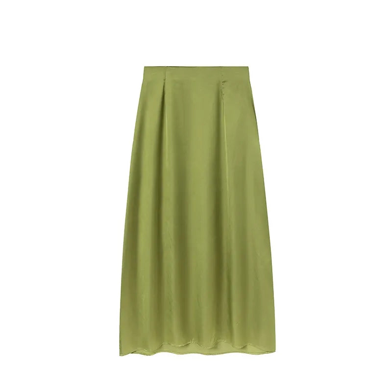 Milou | Dames maxirok met hoge taille en A-lijn